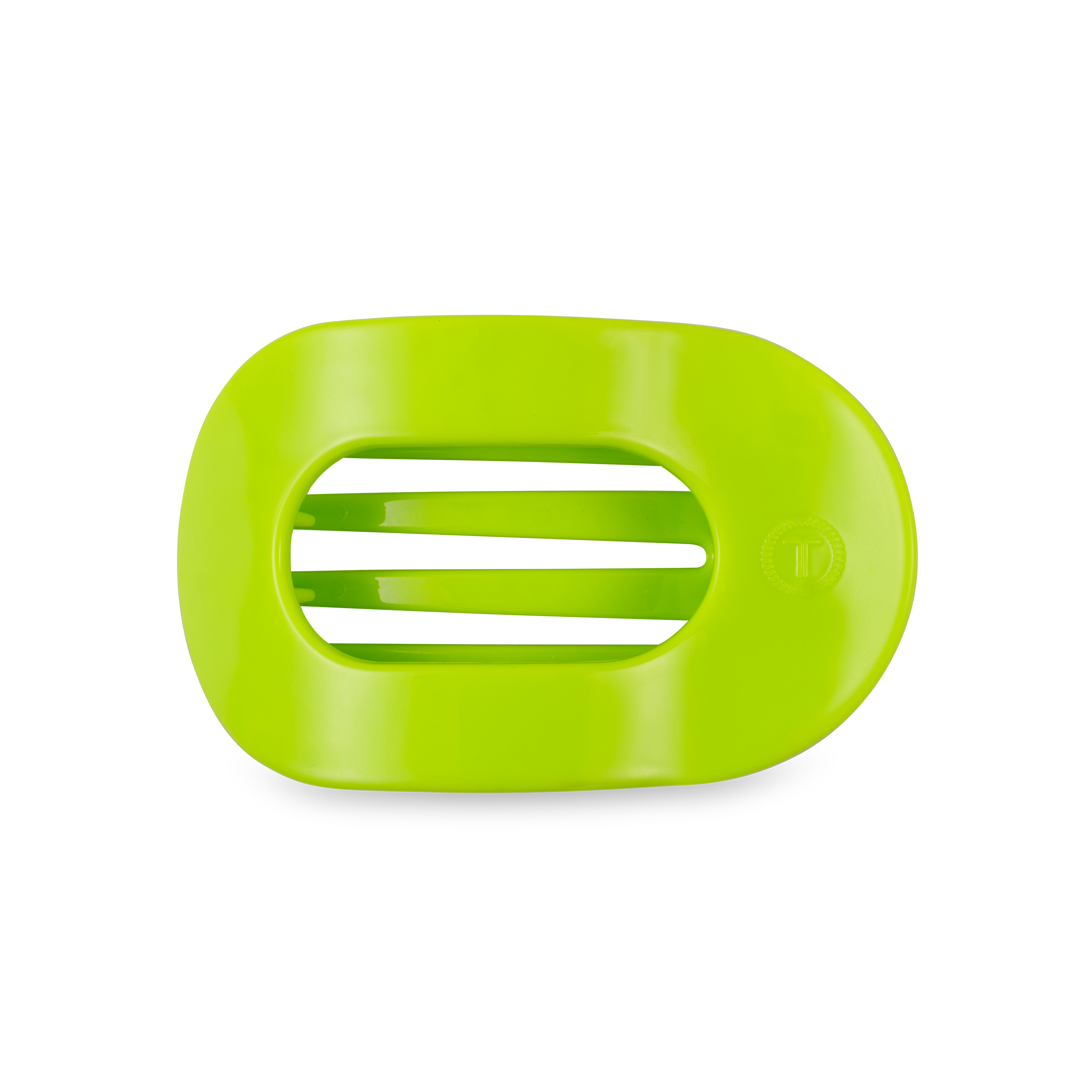 TELETIES - Flat Round Hair Clip | Medium | Summer Brights