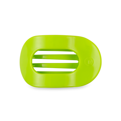 TELETIES - Flat Round Hair Clip | Medium | Summer Brights