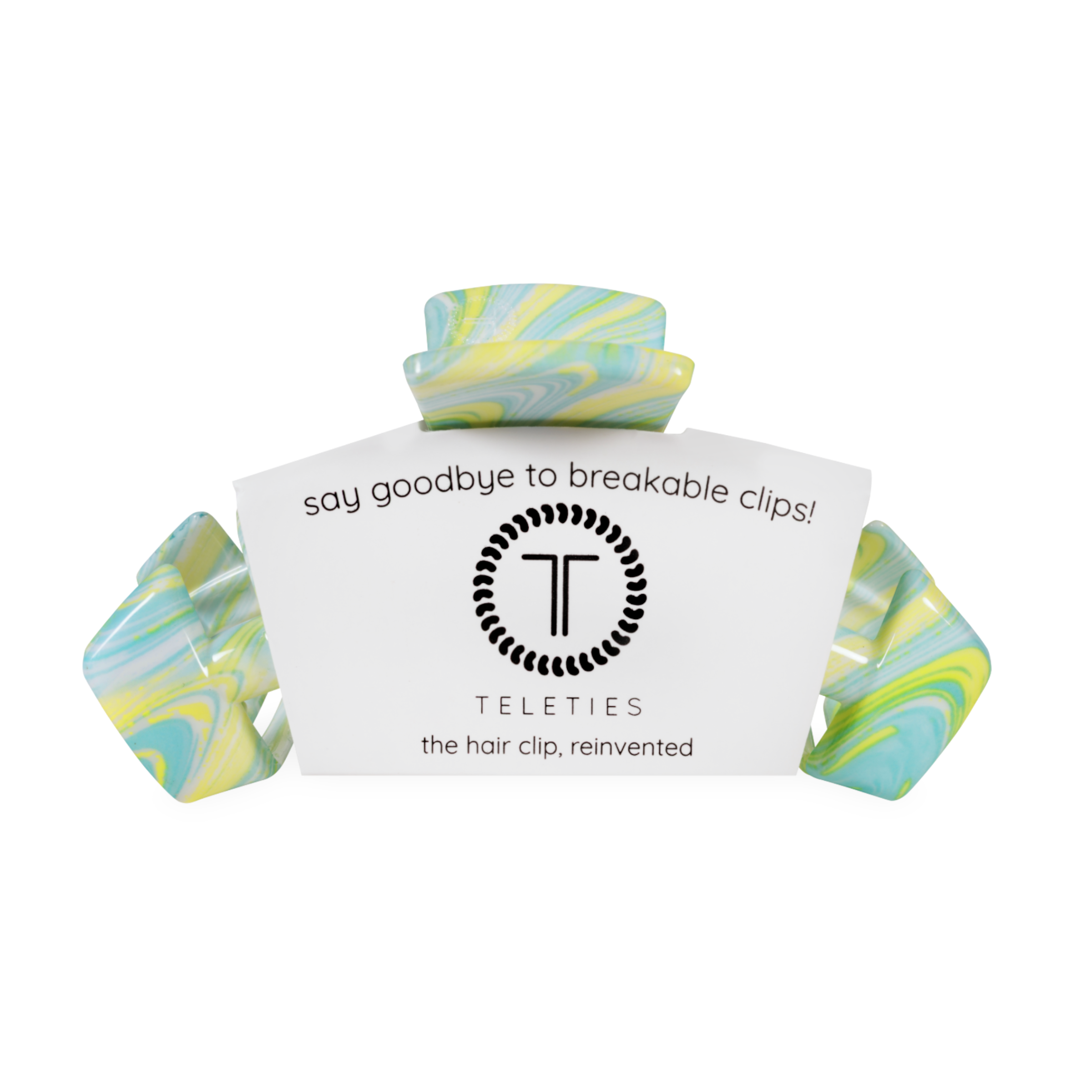 TELETIES - Classic | By the Sea Shore | Large Hair Clip
