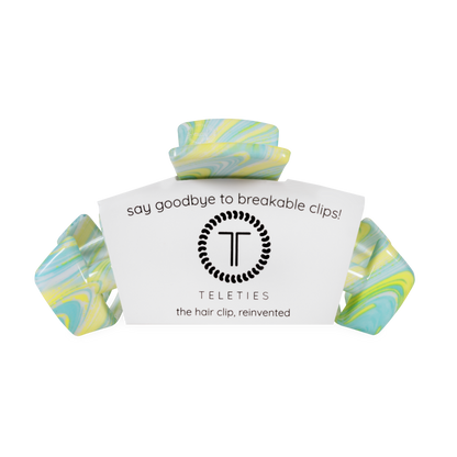 TELETIES - Classic | By the Sea Shore | Large Hair Clip