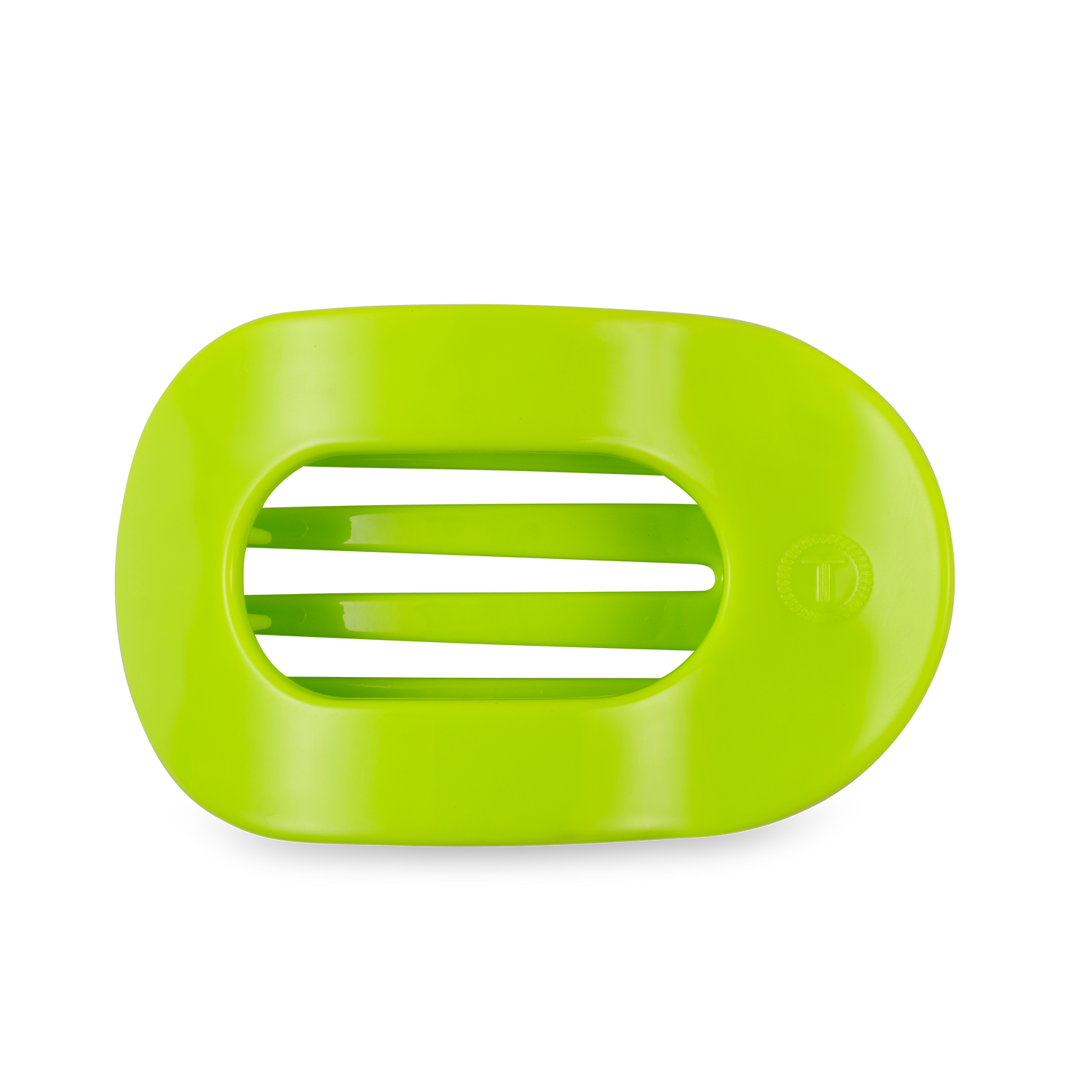 TELETIES - Flat Round Hair Clip | Large | Summer Brights