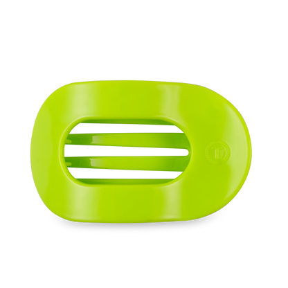 TELETIES - Flat Round Hair Clip | Large | Summer Brights