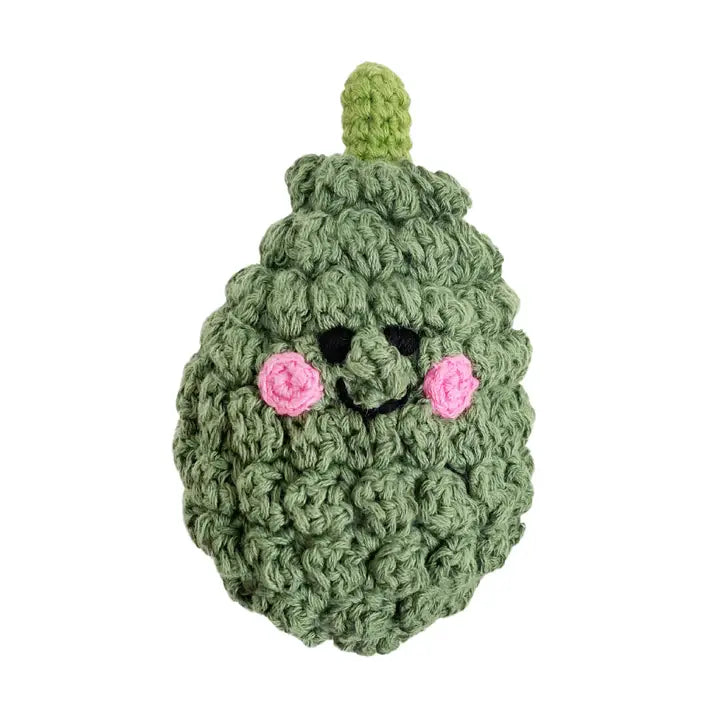 Pebble Rattle- Acorn Squash