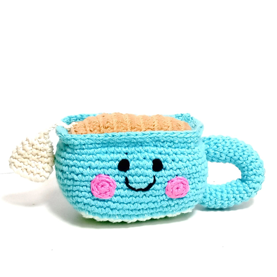 Pebble Rattle- Chai Latte