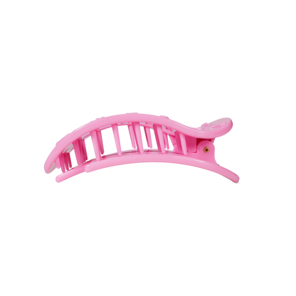 TELETIES - Pink Ribbon | Medium | Flat Round Clip