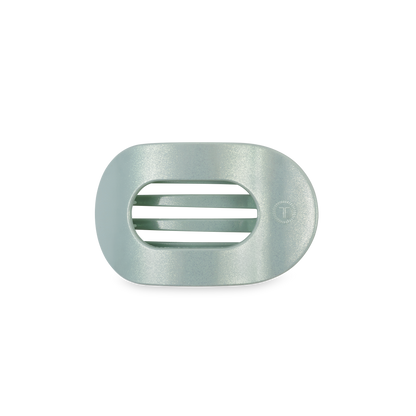 TELETIES - Flat Round Hair Clip | Small | Dew Drop