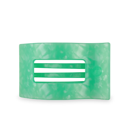 TELETIES - Flat Rectangle Hair Clip | Large | Spring Splash