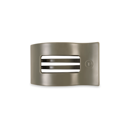 TELETIES - Flat Rectangle Hair Clip | Small | Sage It Ain&