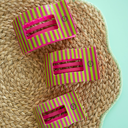 TELETIES - Summer Crush | Small | Flat Rectangle Hair Clip
