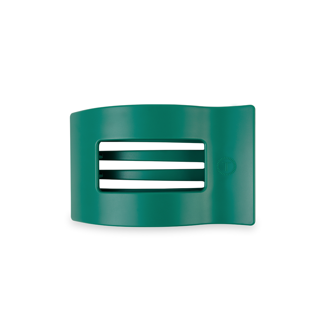 TELETIES - Flat Rectangle Hair Clip | Small | Fir Real