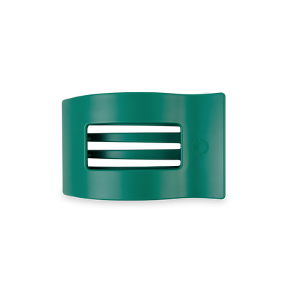 TELETIES - Flat Rectangle Hair Clip | Small | Fir Real