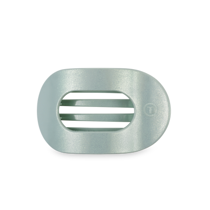 TELETIES - Flat Round Hair Clip | Medium | Dew Drop
