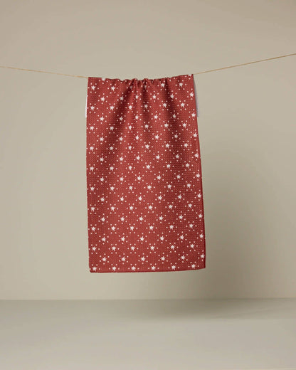 Geometry - Freedom Red Bar Towel