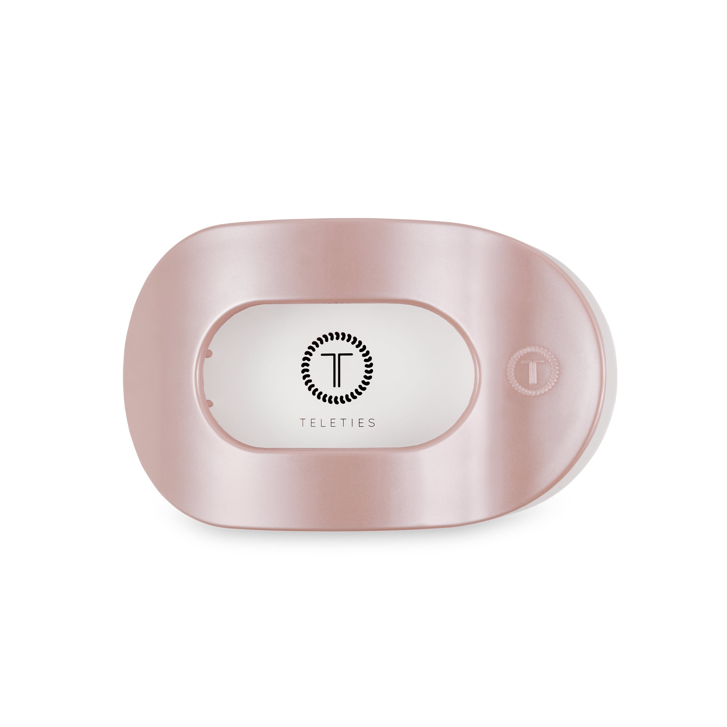 Round Flat Hair Clip | Medium | Pearly Pink
