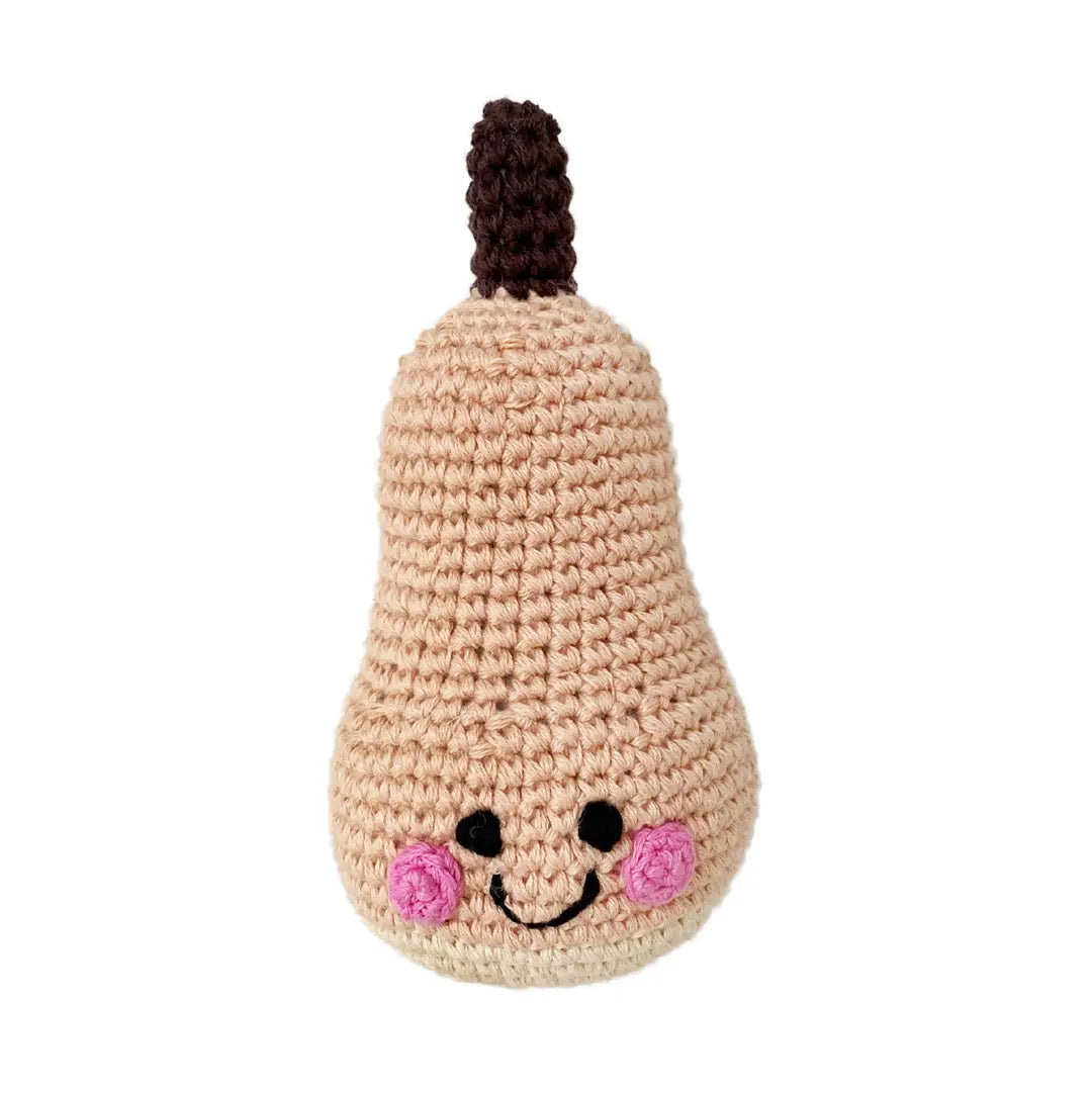Pebble Rattle- Butternut Squash