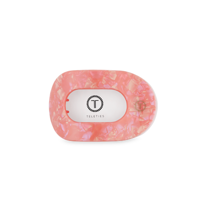TELETIES - Flat Round Hair Clip | Small | Dreamsicle