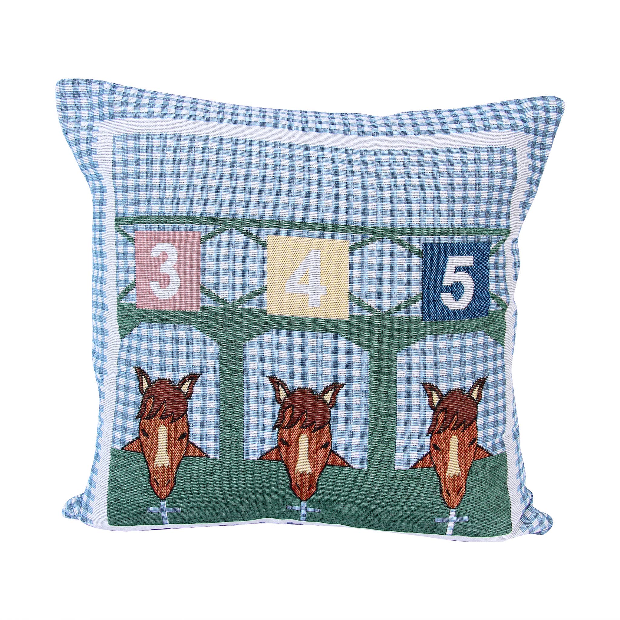 Barrel Down South Derby Starting Gate Pillow