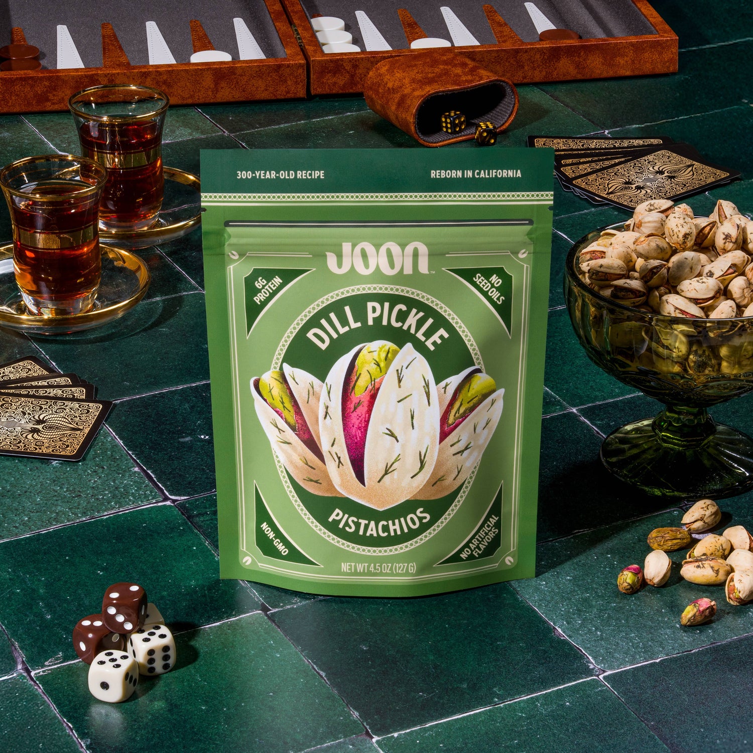 Joon - Joon Dill Pickle Pistachios - 4.5oz Resealable Bag