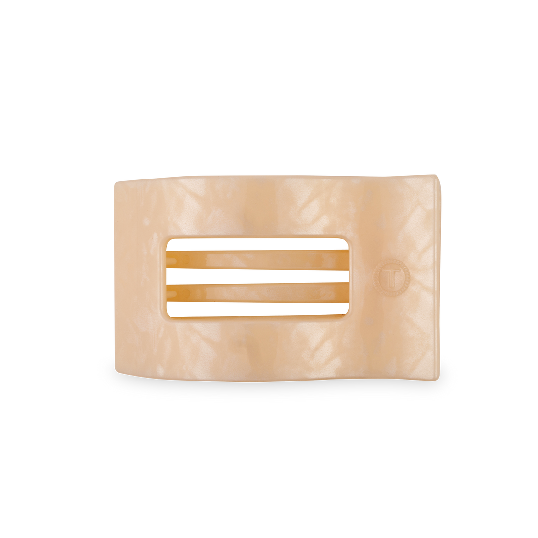 TELETIES - Flat Rectangle Hair Clip | Medium | Soft Surf