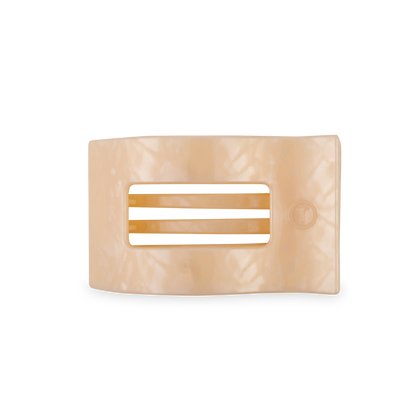 TELETIES - Flat Rectangle Hair Clip | Medium | Soft Surf