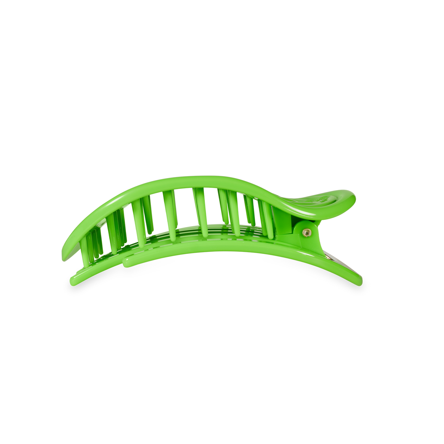 TELETIES - Flat Round Hair Clip | Medium | Glow For It