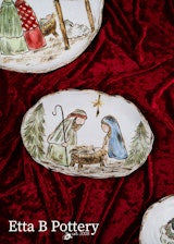 Nativity Oval Tray