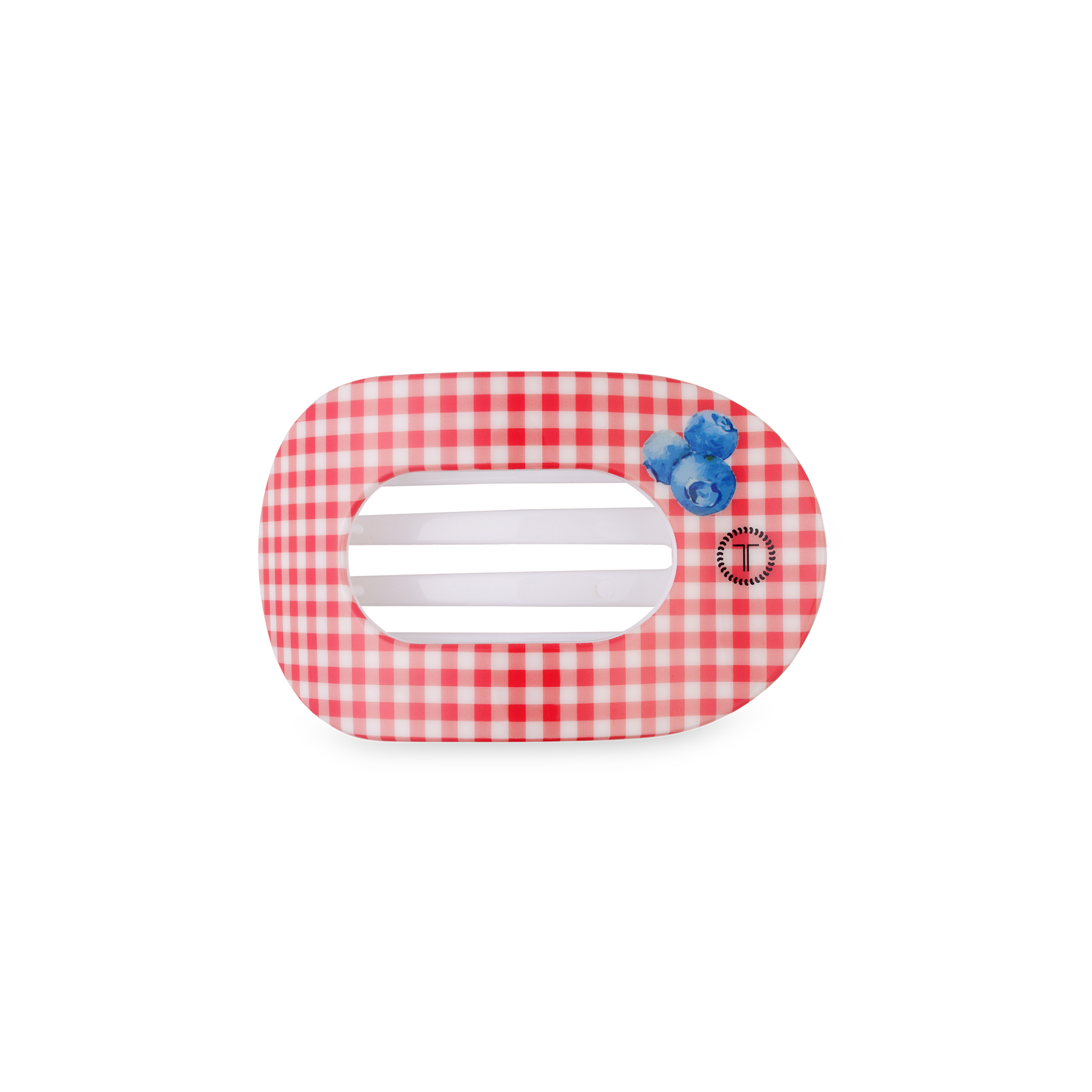 TELETIES - Flat Round Hair Clip | Small | Blueberry Farms