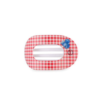TELETIES - Flat Round Hair Clip | Small | Blueberry Farms