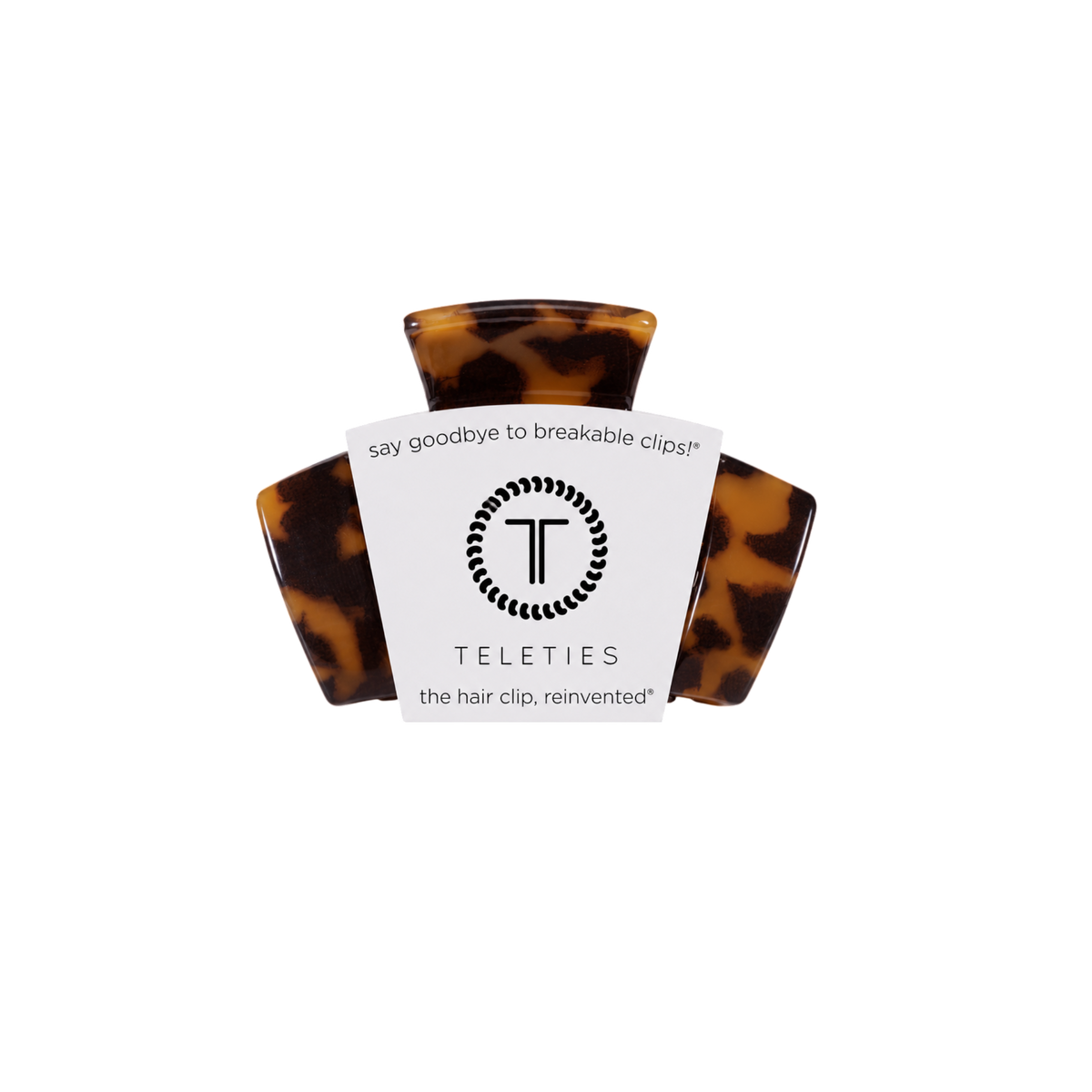TELETIES - Classic | Tortoise | Petite Hair Clip