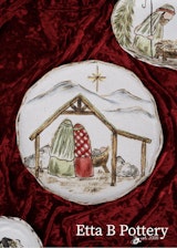 Nativity Round Platter