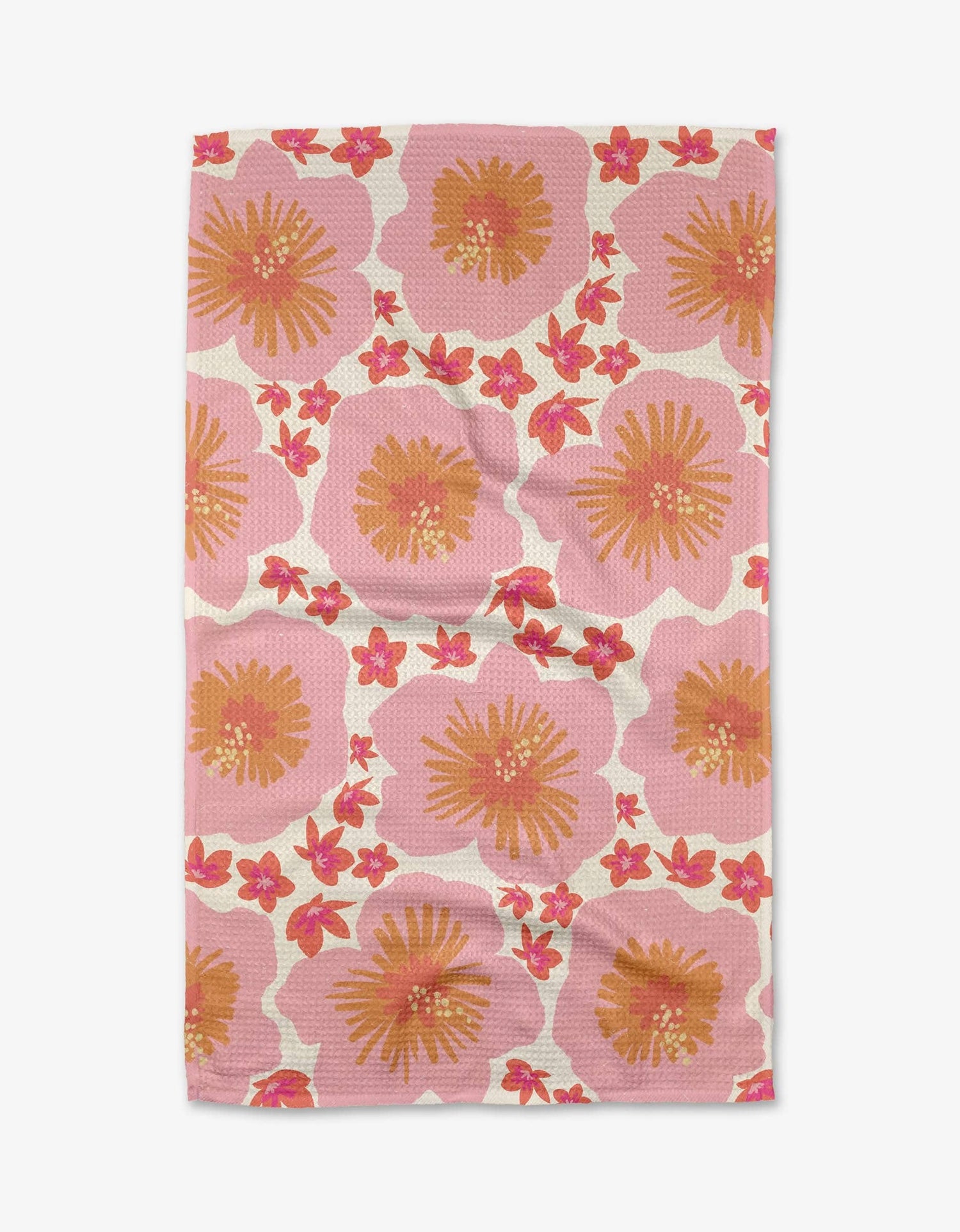 Geometry - Hibiscus Sunset Tea Towel