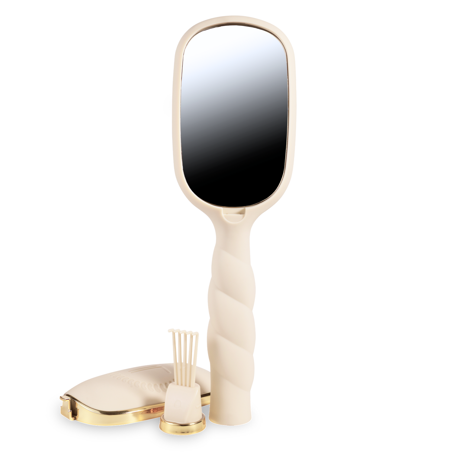 TELETIES - Detangler Hair Brush for Medium Hair - Tan