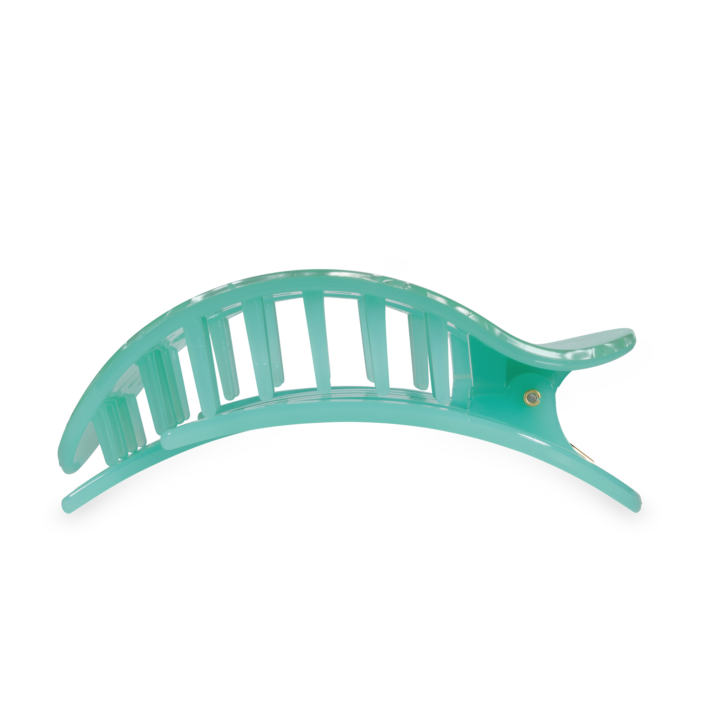 TELETIES - Flat Round Hair Clip | Large | Spring Splash