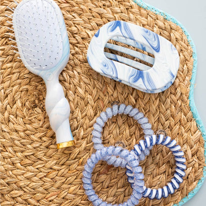 TELETIES - Tide &amp; True | Medium | Flat Round Hair Clip