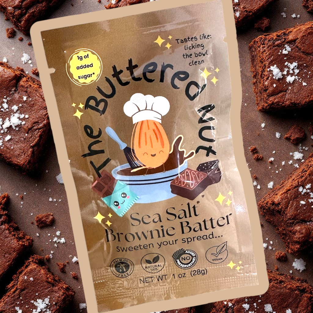 The Buttered Nut - Sea Salt Brownie Batter Nut Butter