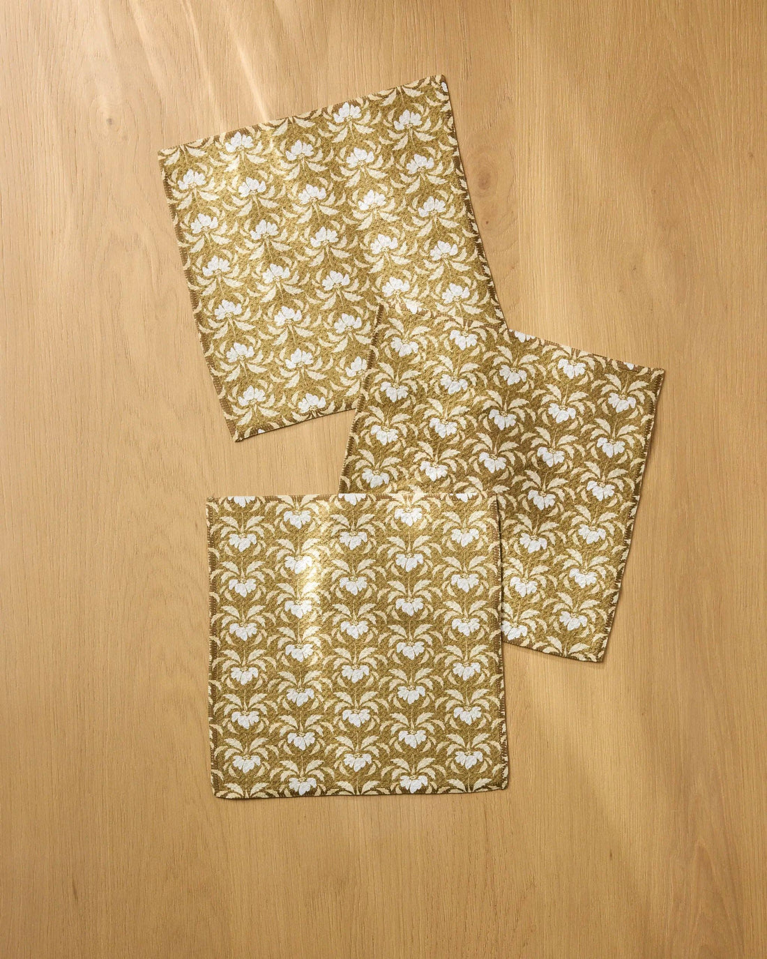Geometry - Gilded Bloom Dishcloth Set