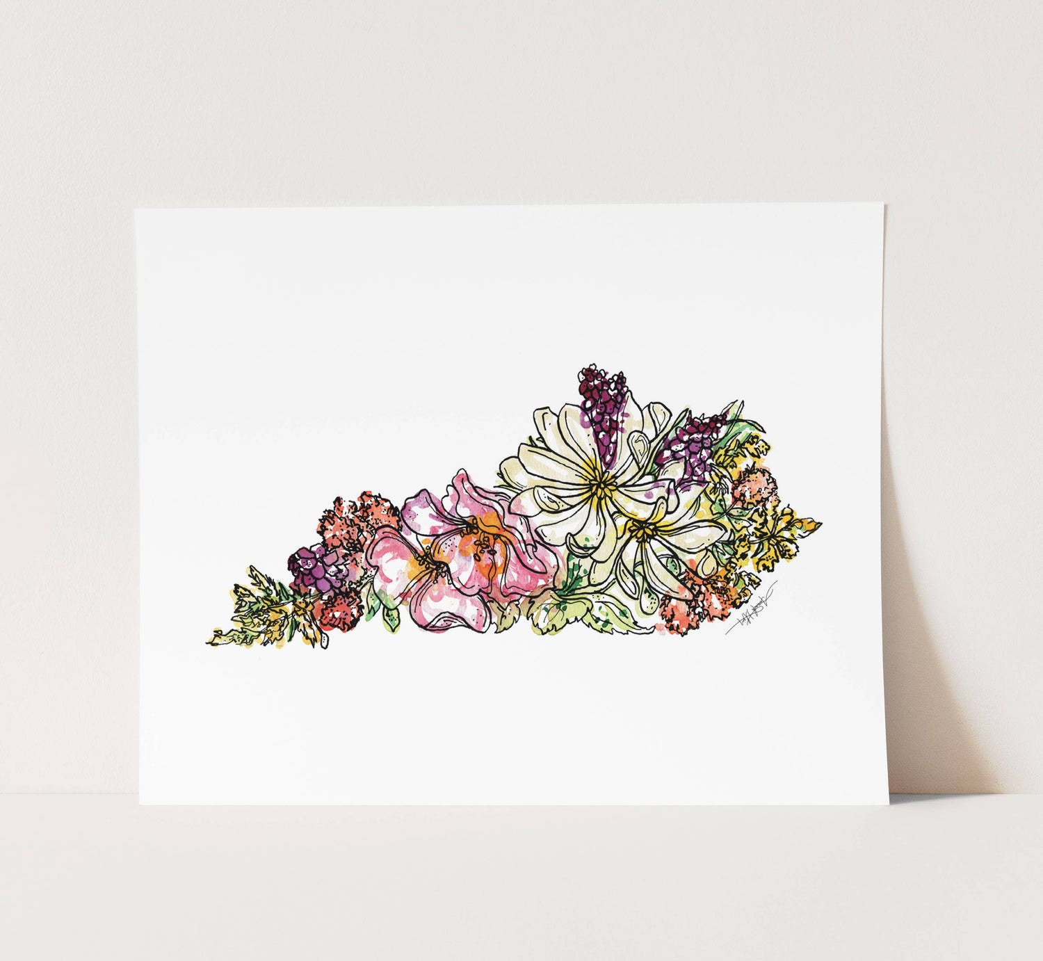 Amanda Klein Co. - Kentucky Wall Art Print