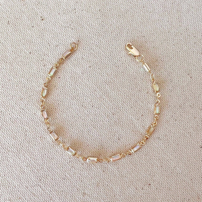 GoldFi - 18k Gold Filled Opal Bracelet