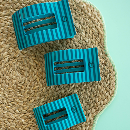 TELETIES - Cabana Cutie | Small | Flat Rectangle Hair Clip