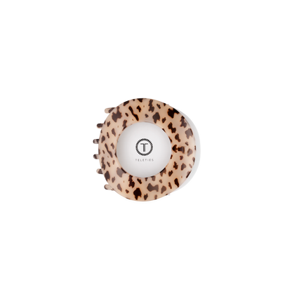 TELETIES - Blonde Tortoise | Small | Flat Circle Hair Clip