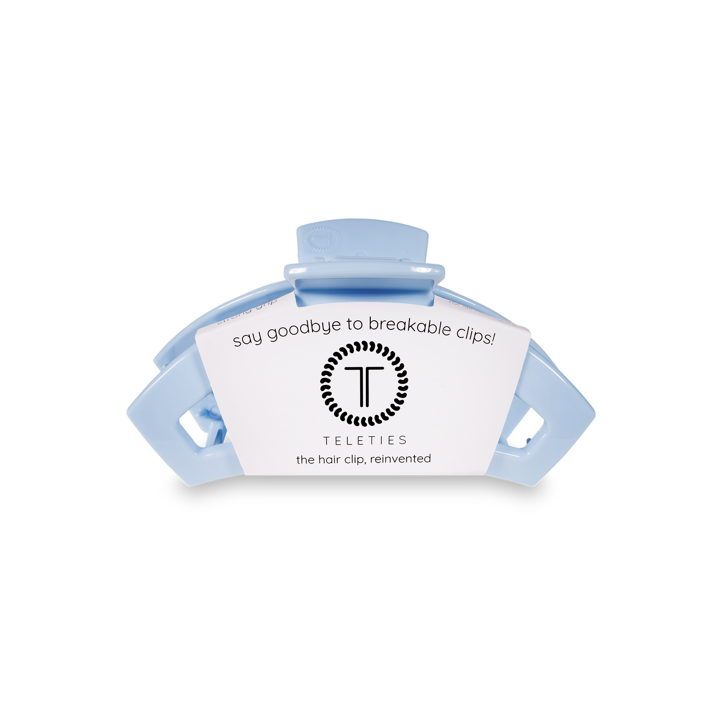 TELETIES - Open Hair Clip | Tiny | Clear Skies