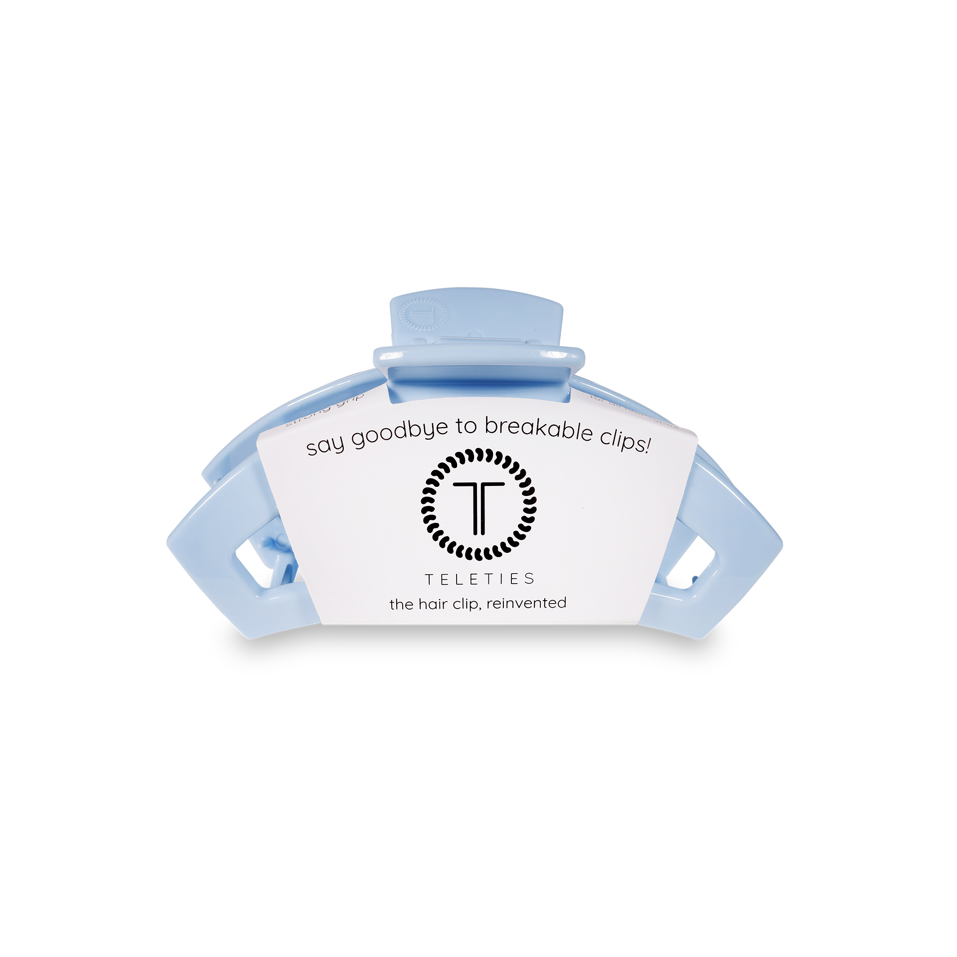 TELETIES - Open Hair Clip | Tiny | Clear Skies