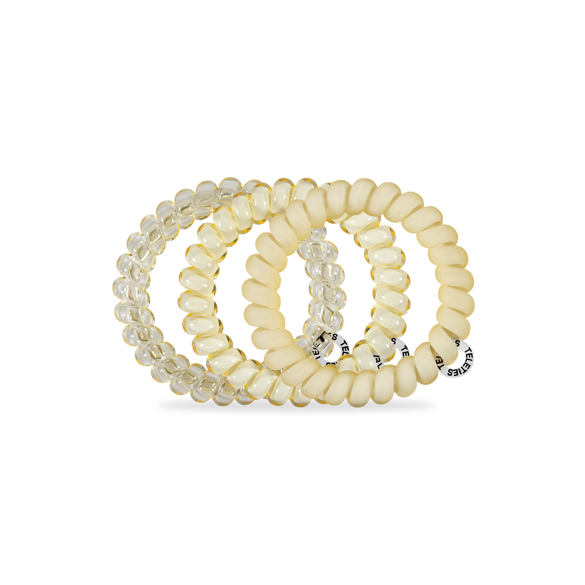 Spiral Hair Coils | Large | Butter Yellow Hair Ties