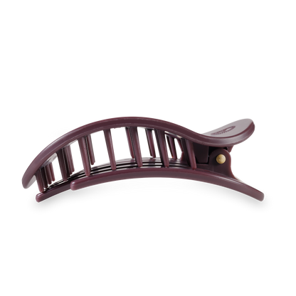 Round Flat Hair Clip | Large | Burgundy Bliss