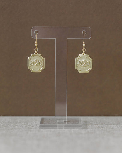 Original Gold Earring French Hook - Ephesians 3:20