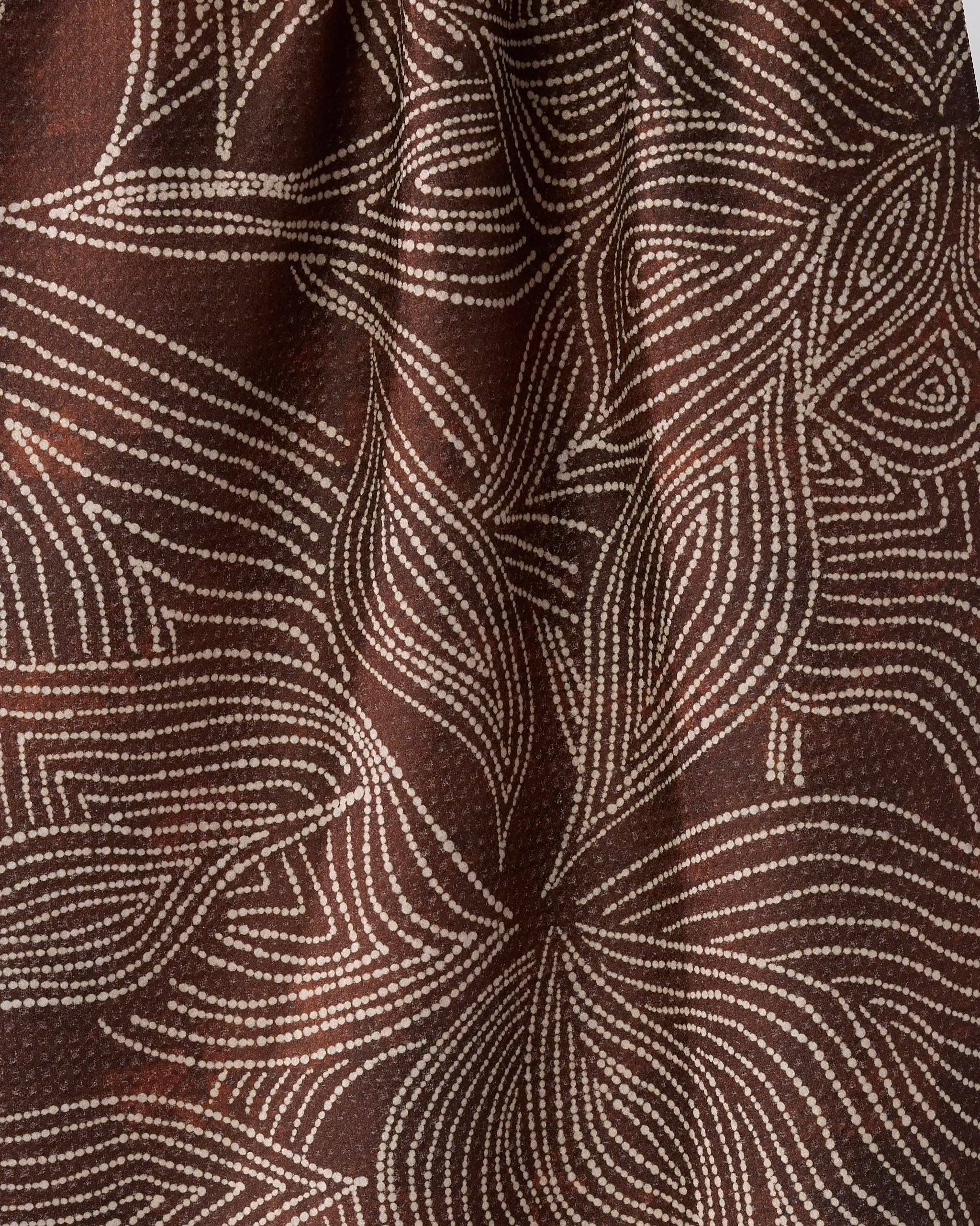 Geometry - Pearl Botanical Tea Towel