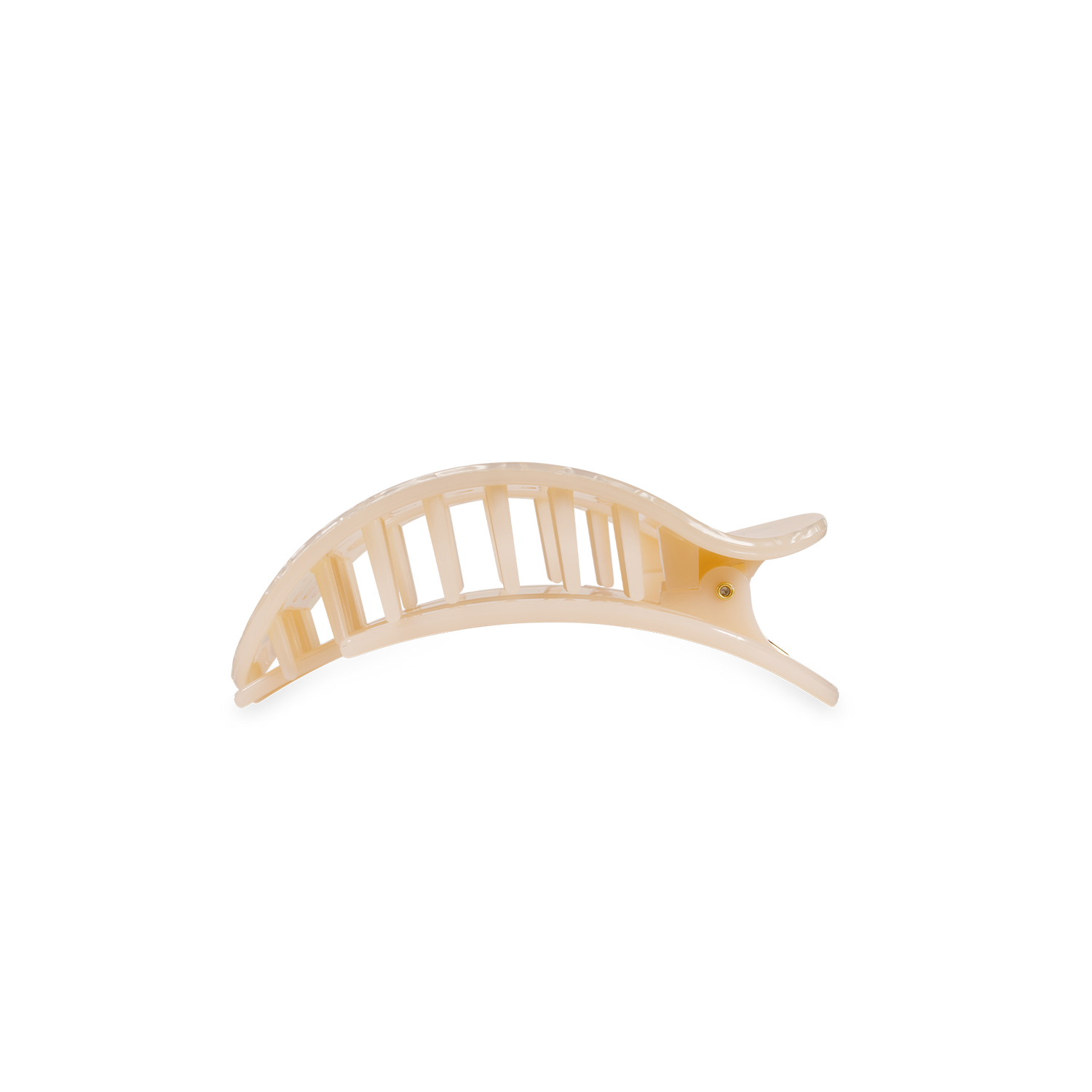 TELETIES - Flat Round Hair Clip | Small | Soft Surf