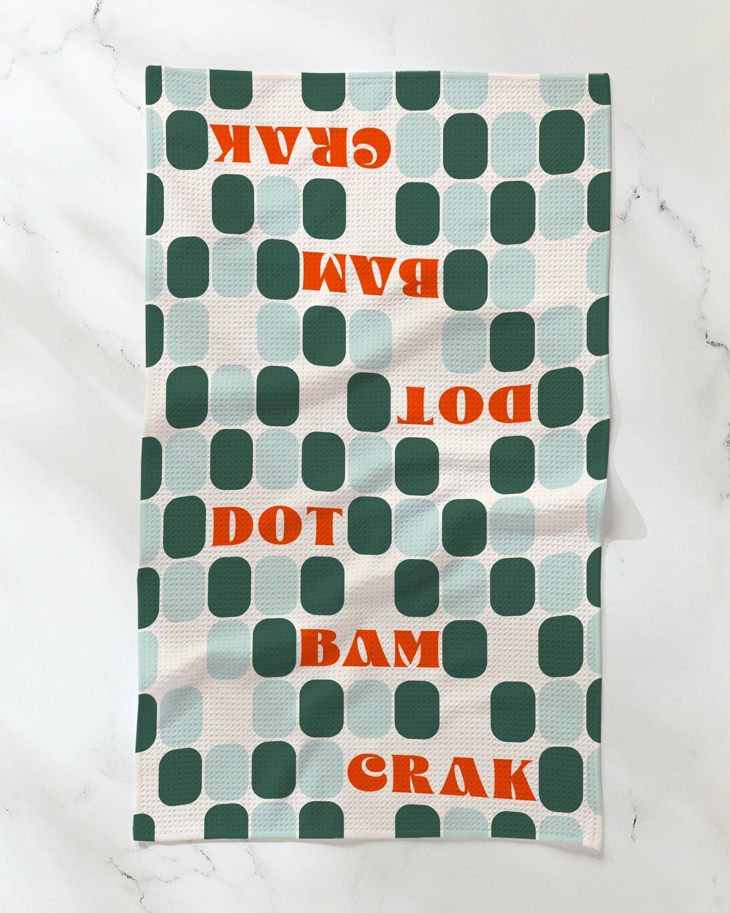 Geometry - Cypress Tile Talk Tea Towel