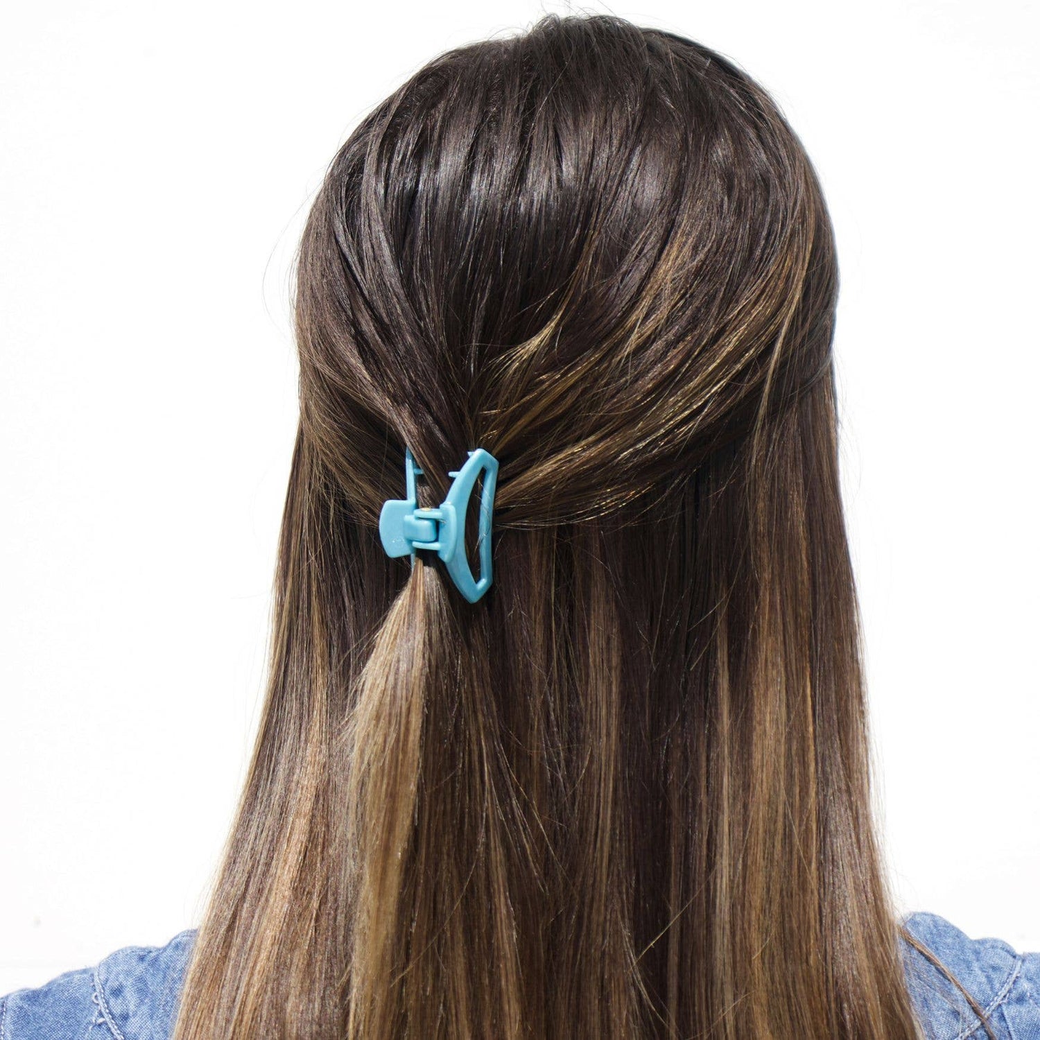 TELETIES - Open Hair Clip | Tiny | Summer Sky