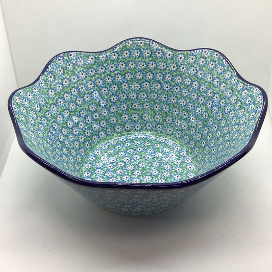 Key Lime Wavy Edge Bowl 12"